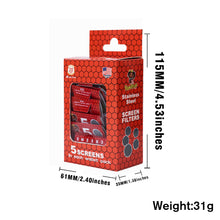 Load image into Gallery viewer, Honerypuff series 20mm smoking pipe screen stainless steel