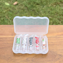 Load image into Gallery viewer, HONEYPUFF Diamond Beads Glass Smoking Filter Tips, 50 x 11 mm Filter Tips, Shatter Resistant Cigarette Filter Tip