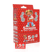 Load image into Gallery viewer, HONEYPUFF 100 Pieces Stainless Steel Screens Pipe, Ø 25 Pipe Filter Screen,(100/200/300 PCS) (1BOX)