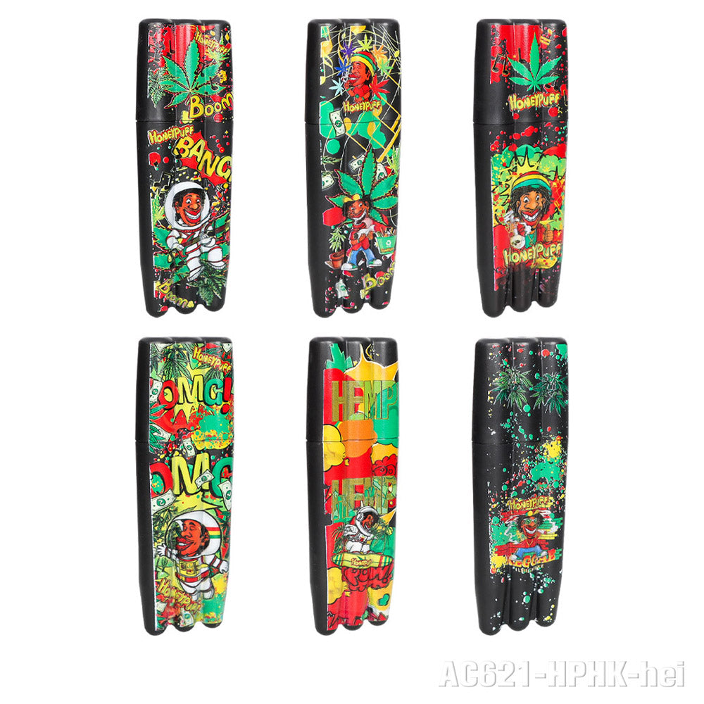 HONEYPUFF multi-color multi-tube plastic trumpet paper cigarette storage tank Cigarette accessories