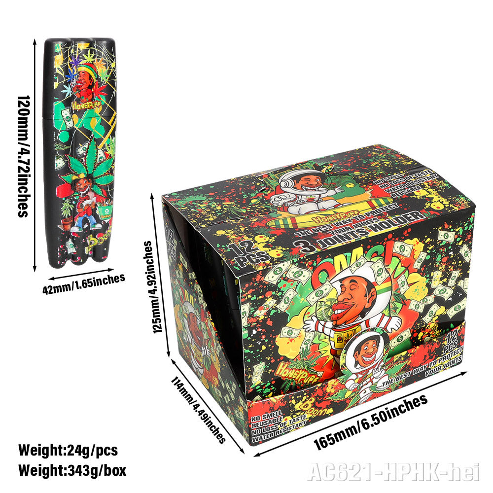 HONEYPUFF multi-color multi-tube plastic trumpet paper cigarette storage tank Cigarette accessories
