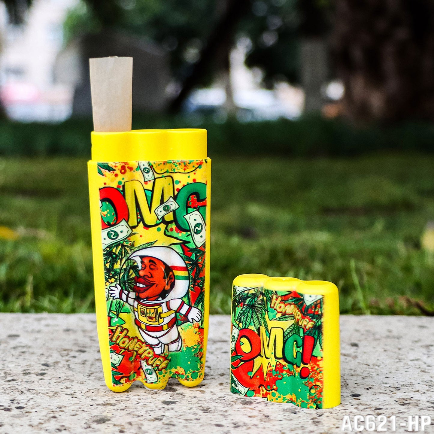 HONEYPUFF multi-color multi-tube plastic trumpet paper cigarette storage tank Cigarette accessories