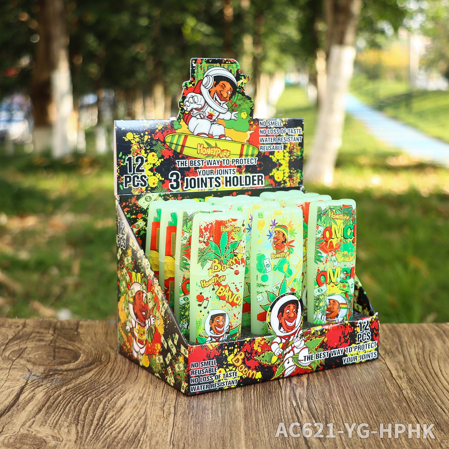 HONEYPUFF multi-color multi-tube plastic trumpet paper cigarette storage tank Cigarette accessories