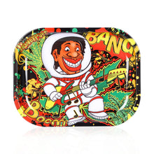 Load image into Gallery viewer, HONEYPUFF Metal Rolling Tray, Smooth Rounded Edge Cigarette Rolling Trays