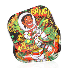 Load image into Gallery viewer, HONEYPUFF Tinplate Metal Rolling Tray, 7 x 5.5 Inches Small Size Rolling Trays, Portable Rolling Paper Tray