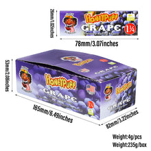 Load image into Gallery viewer, HONEYPUFF 1 1/4 Size Grape Flavored Rolling Papers 12 Packs Flavored Rolling Papers