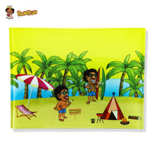 Charger l'image dans la galerie, HONEYPUFF brand 161 * 122mm anti drop glass rolling tray cigarette store accessories
