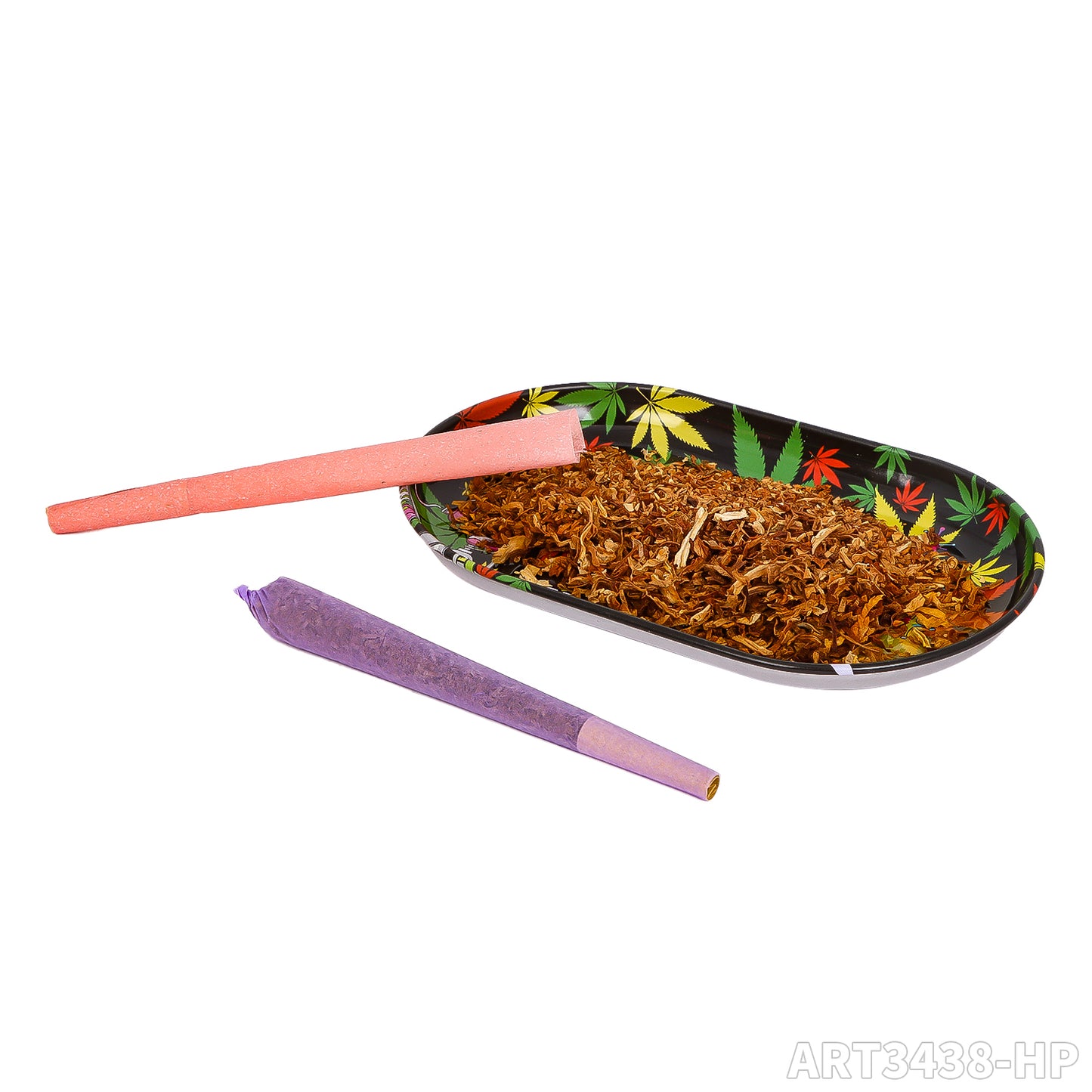HONEYPUFF brand 130*80mm metal square rolling tray small rolling tray with various designs