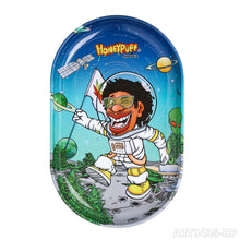 Lade das Bild in den Galerie-Viewer, HONEYPUFF brand 130*80mm metal square rolling tray small rolling tray with various designs