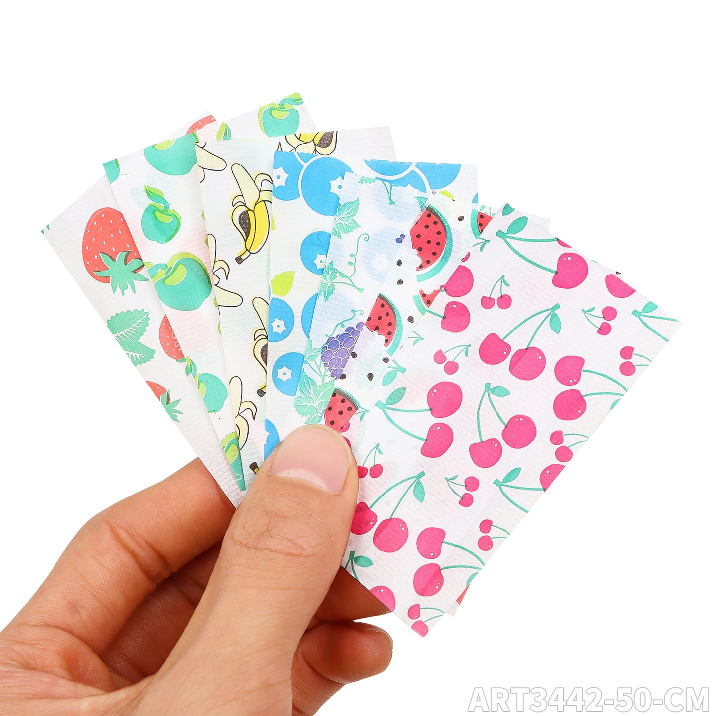 HONEYPUFF 1 1/4 Size Strawberry Flavored Rolling Papers, Slow Burning Cigarette Rolling Papers (50 PCS)