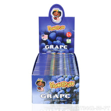 Charger l'image dans la galerie, Feuilles à rouler Honeypuff au raisin, format 1 1/4, à combustion lente (50 pièces)