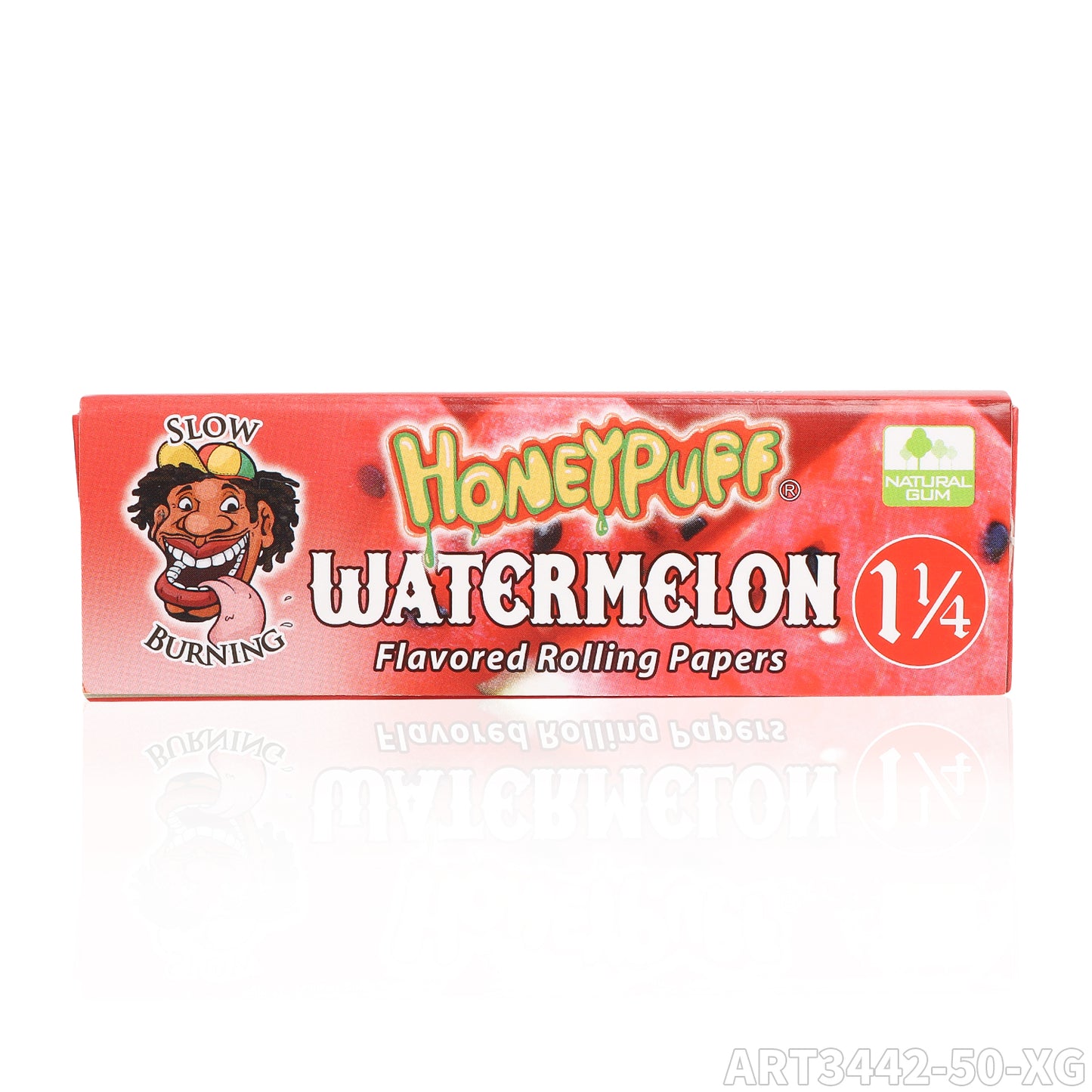 HONEYPUFF 1 1/4 Size ART3442-50-XG Flavored Rolling Papers, Slow Burning Cigarette Rolling Papers (50 PCS)