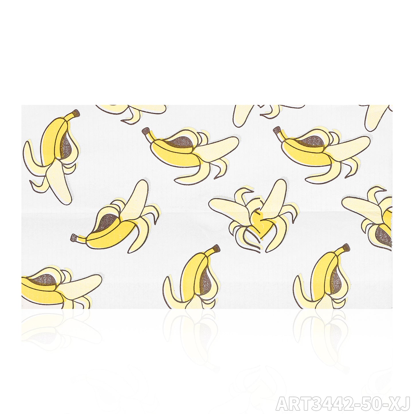 HONEYPUFF 1 1/4 Size Banana Flavored Rolling Papers, Slow Burning Cigarette Rolling Papers (50 PCS)