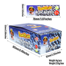 Load image into Gallery viewer, HONEYPUFF 1 1/4 Size Blueberry Flavored Rolling Papers 12 Packs Flavored Rolling Papers