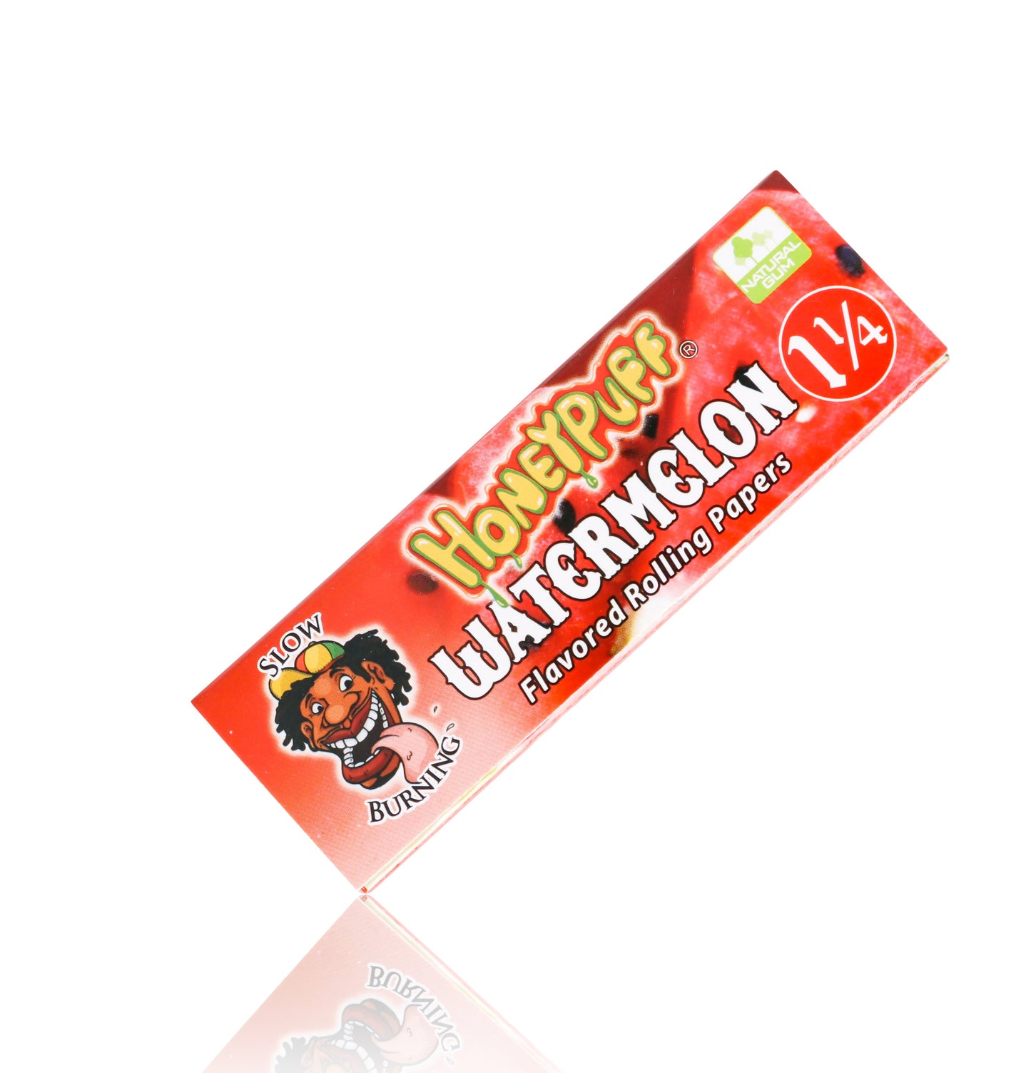 HONEYPUFF 1 1/4 Size Watermelon Flavored Rolling Papers 12 Packs Flavored Rolling Papers
