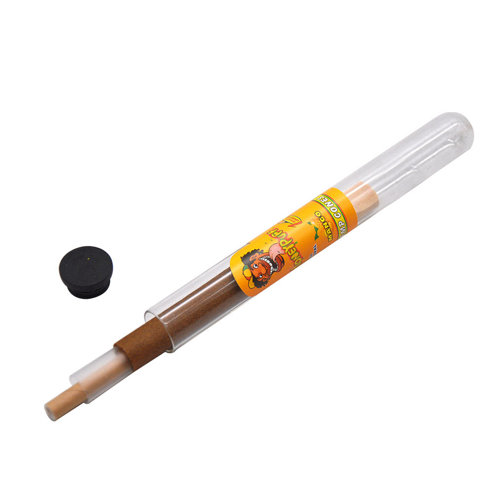 HONEYPUFF Honey Flavors Pre Rolled Cones with Wood Tips, King Size Rolling Paper & Glass Cigarette Holder, Slow Burning Rolling Cones, 1 PCS/ Tube 24 Tubes/Box