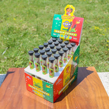 Load image into Gallery viewer, HONEYPUFF 98 mm Fruit Flavored Pre Rolled Cones, Wood Tips Rolling Cones & Glass Cigarette Holder, 1 PCS /Tube 24Tubes / Box