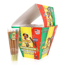 Load image into Gallery viewer, HONEYPUFF Fresh Fruit Flavored Pre Rolled Cones, King Size Rolling Cones with Tips, Slow Burning Rolling Papers, 8 Pcs / Pack 30 Packs / Box