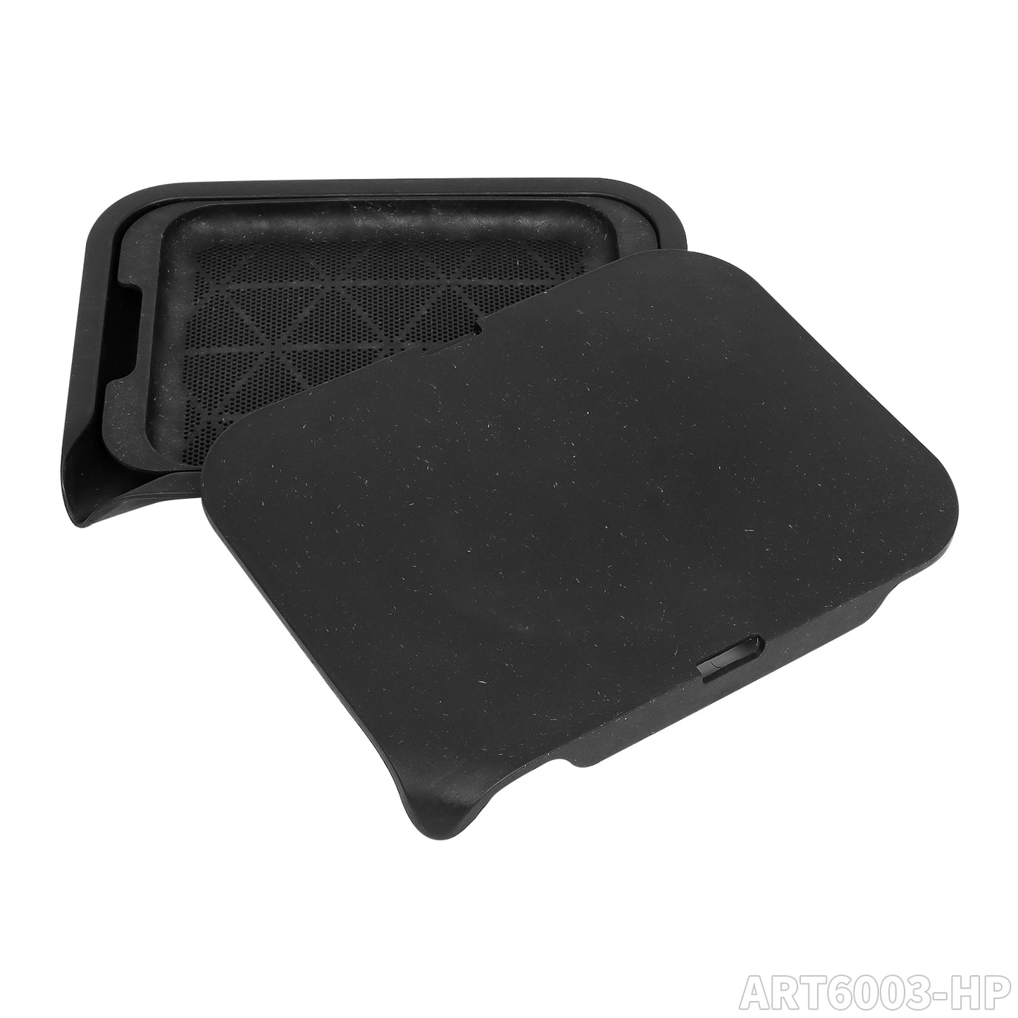 HONEYPUFF combined multi-functional metal tinplate cigarette tray, 178*x121mm portable cigarette rolling paper tray, square iron tray smoking accessories