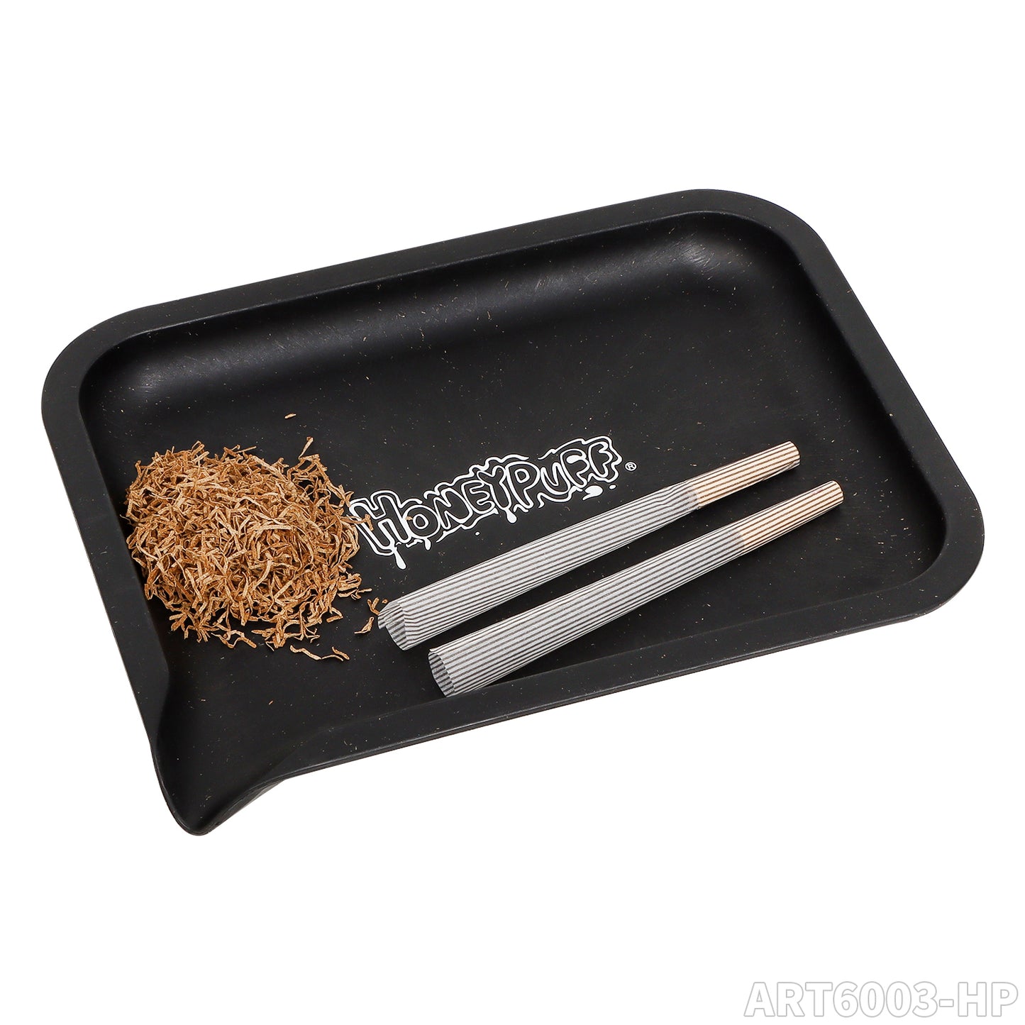 HONEYPUFF combined multi-functional metal tinplate cigarette tray, 178*x121mm portable cigarette rolling paper tray, square iron tray smoking accessories