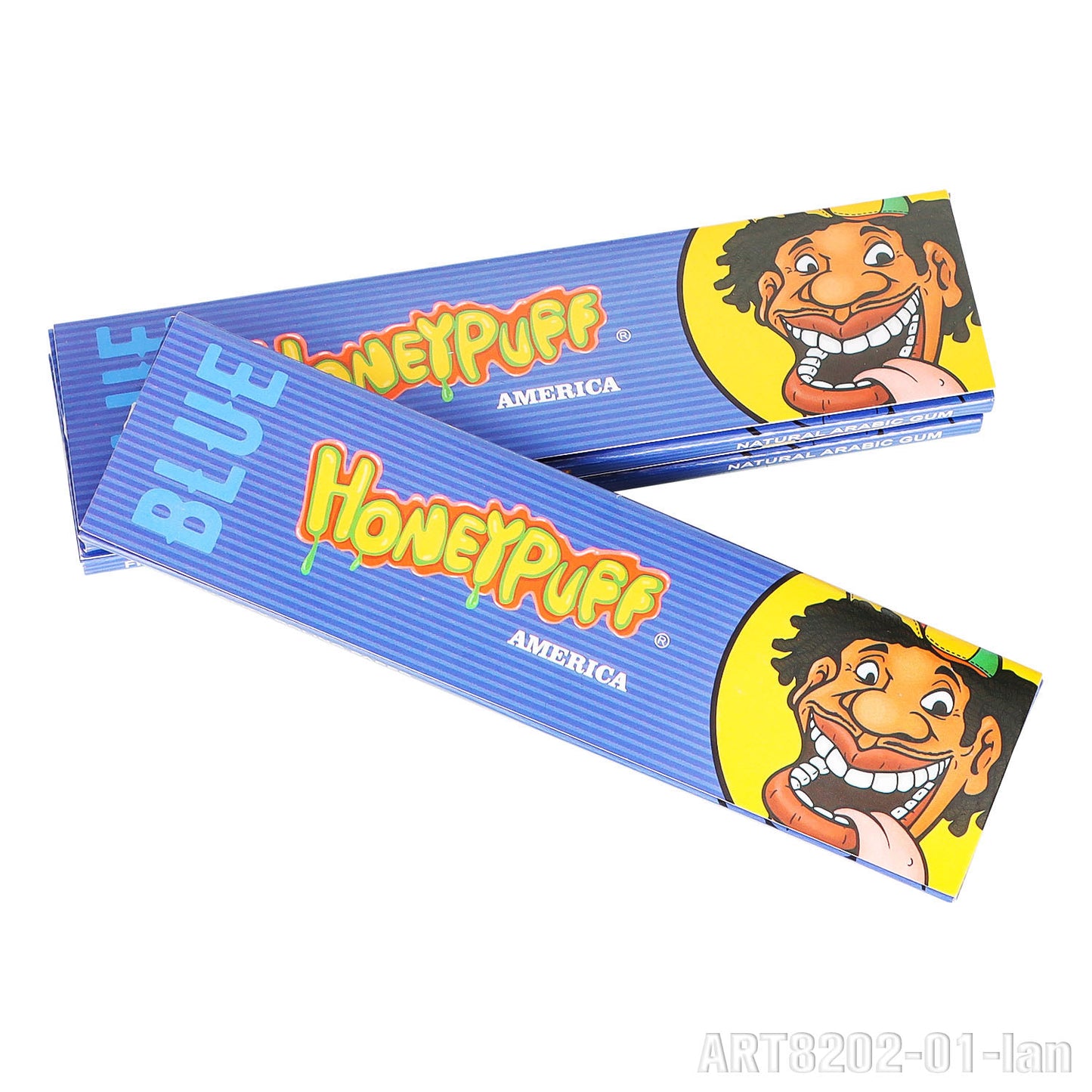 HONEYPUFF 1 1/4 Size Fruit Flavored Rolling Papers, Slow Burning Cigarette Rolling Papers (50 PCS)