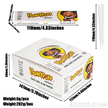 Load image into Gallery viewer, HONEYPUFF 1 1/4 Size Variety Of Flavors Rolling Papers, Slow Burning Cigarette Rolling Papers (32 PCS)
