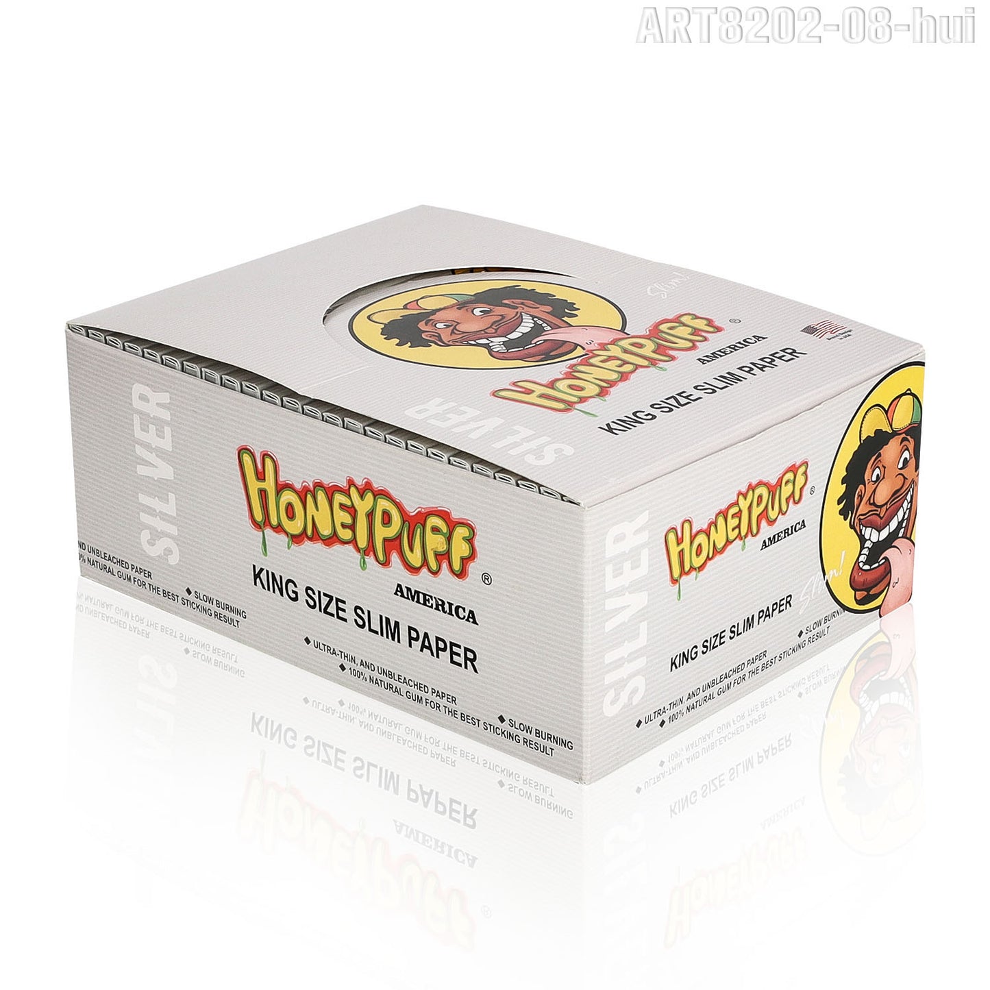 HONEYPUFF 1 1/4 Size Variety Of Flavors Rolling Papers, Slow Burning Cigarette Rolling Papers (32 PCS)