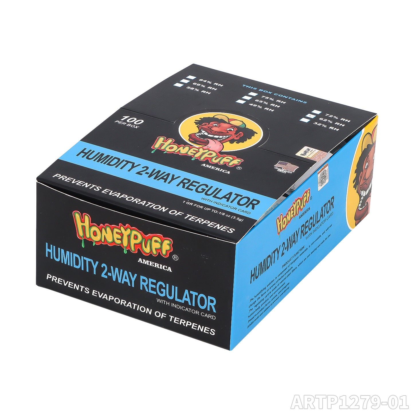 Honeypuff 46*34mm humidity 2-way regulartor with different size for tobacco