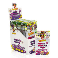 Charger l'image dans la galerie, Feuilles à rouler Honeypuff au raisin, format King Size, refermables, 5 pièces/paquet, 50 paquets/boîte