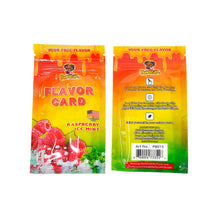 Load image into Gallery viewer, HONEYPUFF Raspberry Ice Mint Flavour Cards, King Size Cigarette Insert Infusion, Natural Flavour Card