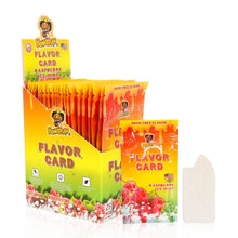 Load image into Gallery viewer, HONEYPUFF Raspberry Ice Mint Flavour Cards, King Size Cigarette Insert Infusion, Natural Flavour Card