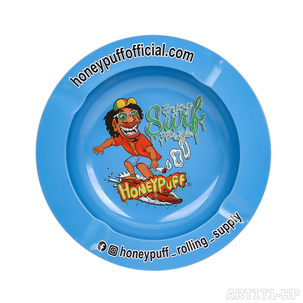 HONEYPUFF circular metal color 138mm35g ashtray