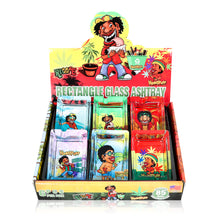 Load image into Gallery viewer, HONEYPUFF brand Mexican style square glass color design 86 * 57mm high-quality ashtray