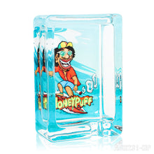 Load image into Gallery viewer, Honeypuff Decorated Clear Glass Ashtray, 85*56mm Portable Square Ashtray, Desktop Ashtray, Smoking Accessories