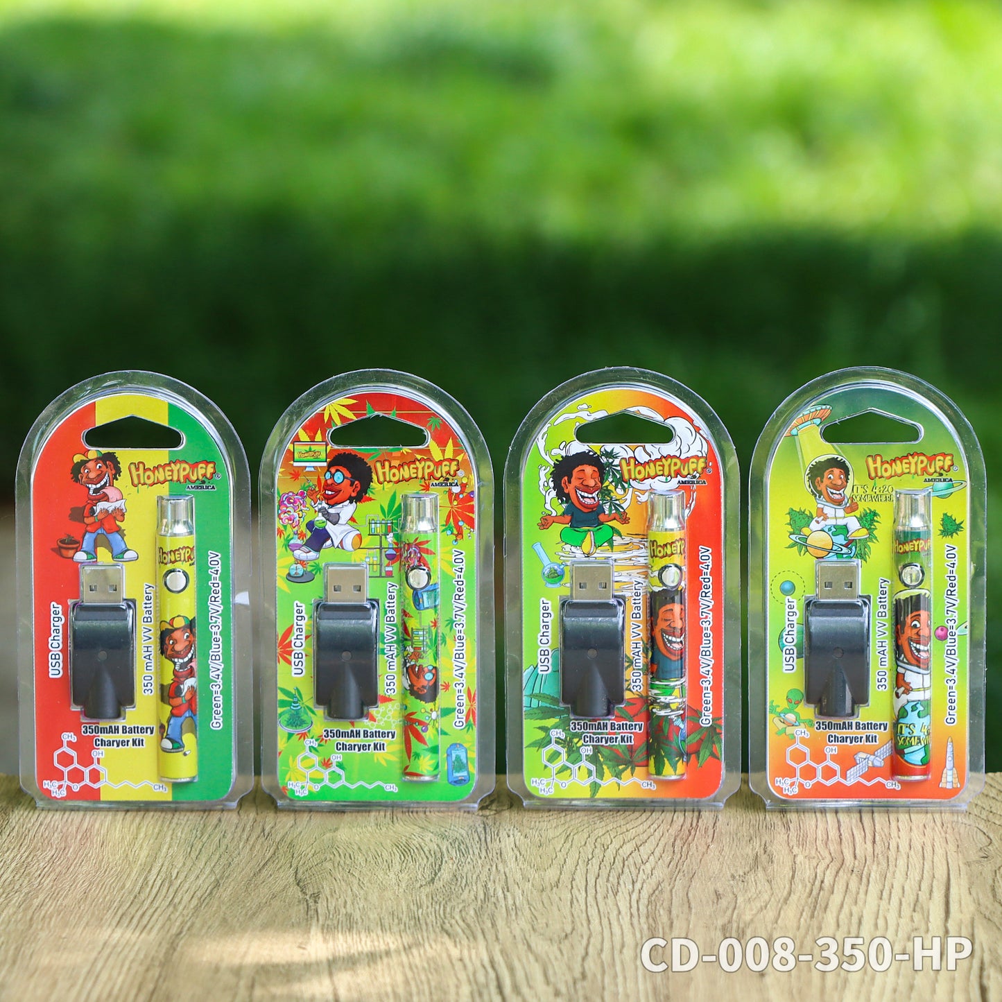 HONEYPUFF hot sale 350 mAH battery vape accessories with different design