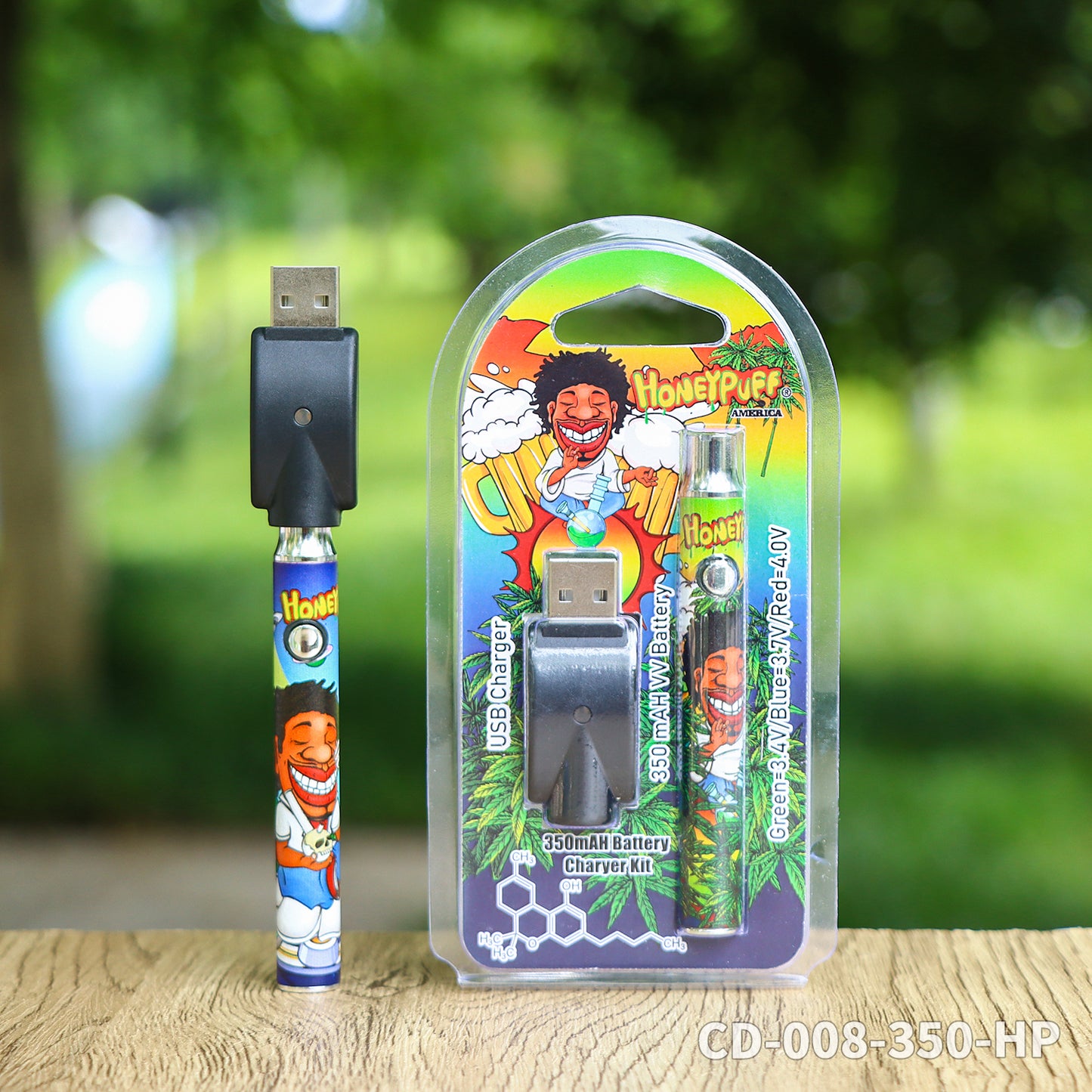 HONEYPUFF hot sale 350 mAH battery vape accessories with different design
