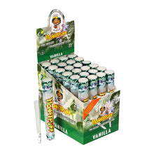 Load image into Gallery viewer, HONEYPUFF Vanilla Flavor Pre Rolled Cones, Clear Rolling Papers, 1 1/4 Size Pre Rolled Rolling Paper with Tips, 2 PCS per Tube