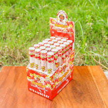 Load image into Gallery viewer, HONEYPUFF Strawberry Flavor Pre Rolled Cones, Clear Rolling Papers, King Size Pre Rolled Rolling Paper with Tips, 2 PCS per Tube