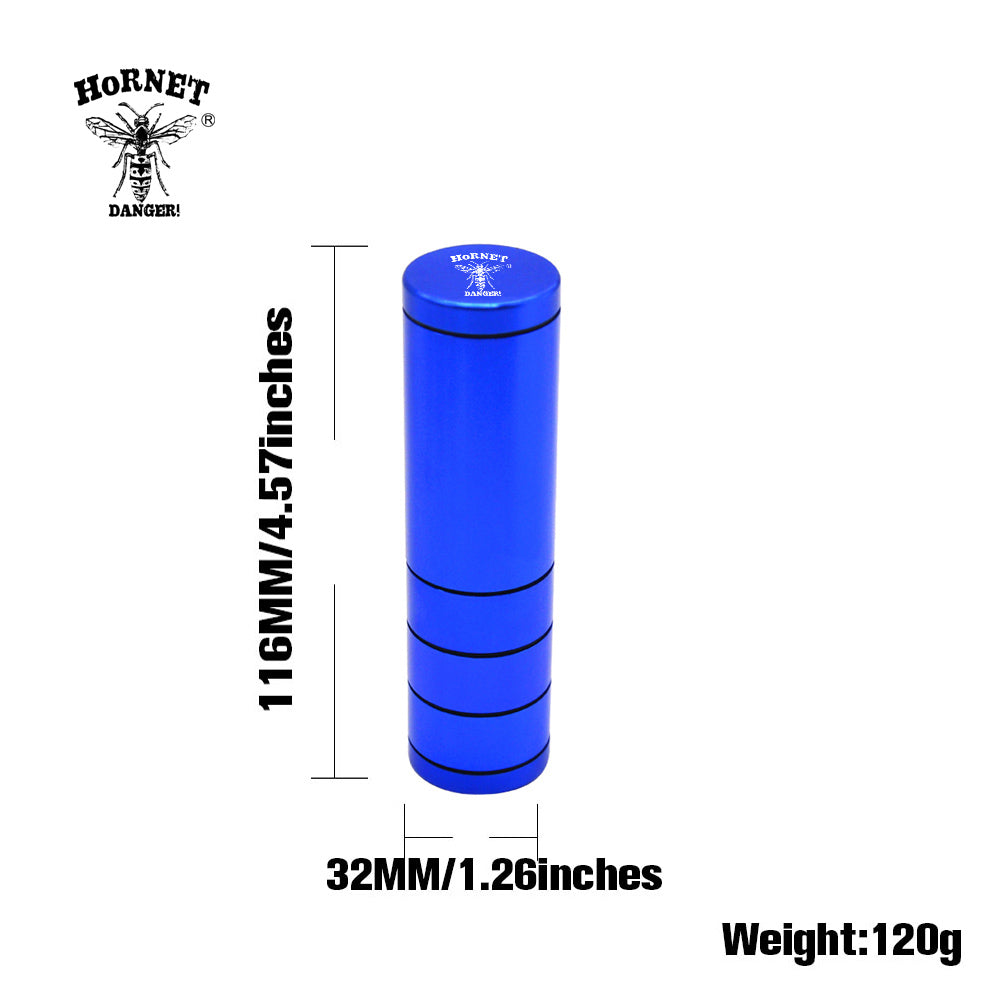 Honeypuff 59*8mm Metal Aluminium Alloy Ceramics Portable Tinplate Tobacco, Multi-Colored Herb Grinder, Cigarette Accessories