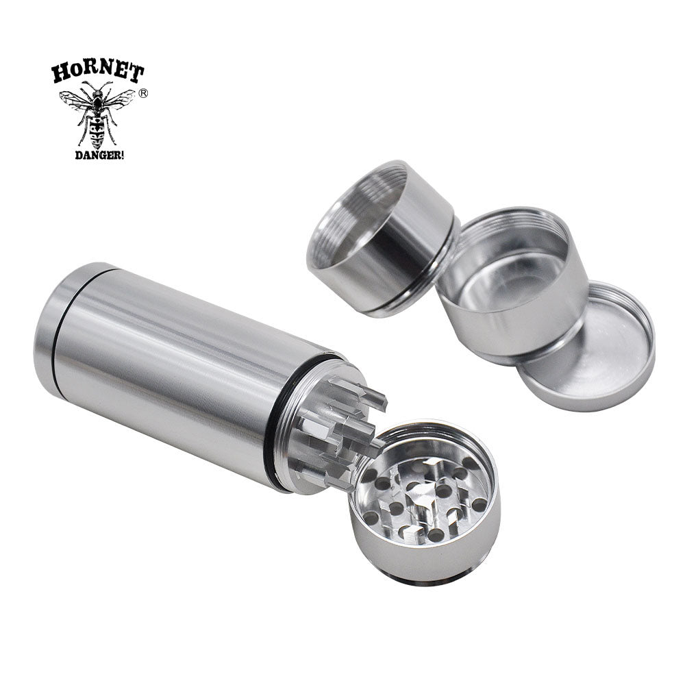 Honeypuff 59*8mm Metal Aluminium Alloy Ceramics Portable Tinplate Tobacco, Multi-Colored Herb Grinder, Cigarette Accessories