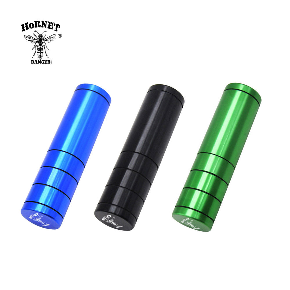 Honeypuff 59*8mm Metal Aluminium Alloy Ceramics Portable Tinplate Tobacco, Multi-Colored Herb Grinder, Cigarette Accessories