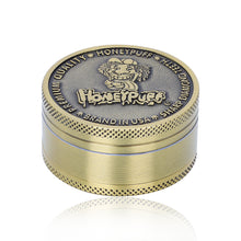 Load image into Gallery viewer, HONEYPUFF 50MM Alloy Herb Grinder 3 Layers Zinc Alloy Metal Dry Herb Tobacco Weed Grinder Crusher, kief catcher