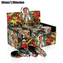 Load image into Gallery viewer, HONEYPUFF 50 mm Zinc Alloy Smoker Grinder, 4 Lay Metal Herb Crusher, 12 PCS / Box
