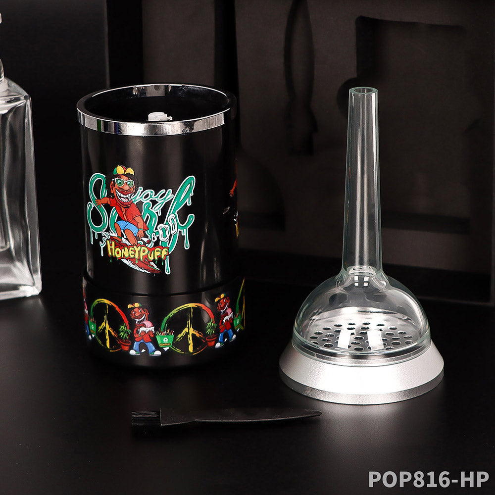 HONEYPUFF brand high-quality electric gift box set, grinder with filling function, cigarette store accessories
