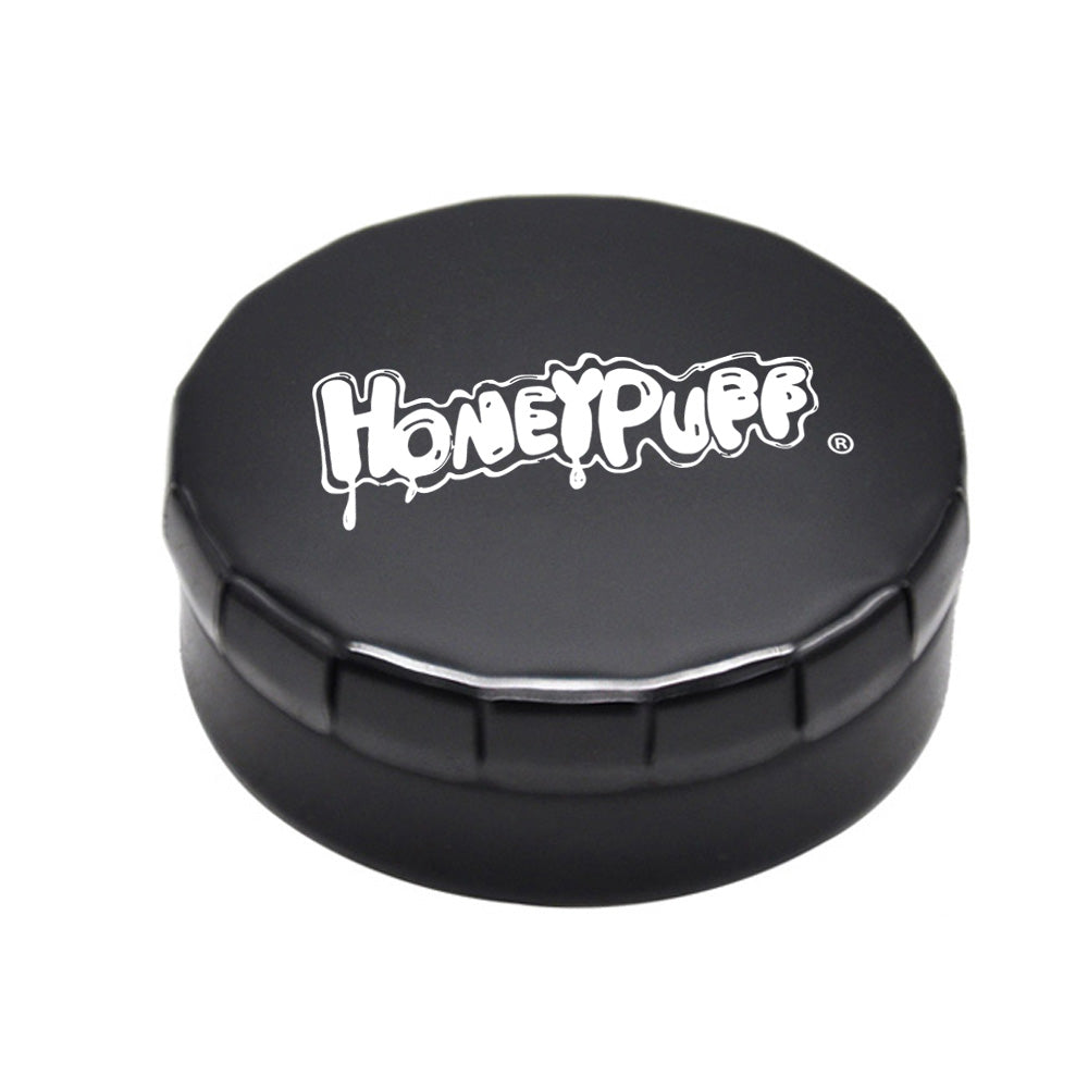 HONEYPUFF Cigarette tray Set, 3-piece cigarette accessory set, plastic plate, tin box, zinc alloy metal smoke grinder