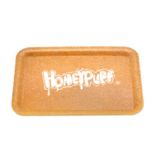 Lade das Bild in den Galerie-Viewer, HONEYPUFF Zigarettentablett-Set, 3-teiliges Zigarettenzubehör-Set, Kunststoffplatte, Blechdose, Rauchmühle aus Zinklegierung