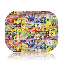 Lade das Bild in den Galerie-Viewer, HONEYPUFF brand hot selling pipe zinc alloy grinder glass ashtray plate set cigarette store accessories