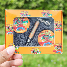 Load image into Gallery viewer, HONEYPUFF Orange Package Tobacco Pipe Kit, Glass Smoking Pipe With Metal Blow & 4 Lay Tobacco Grinder