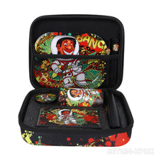 Lade das Bild in den Galerie-Viewer, Honeypuff smoking kit with 110mm rolling machine +plastic storage jar+zinc alloy grinder+joint holder+electric scale