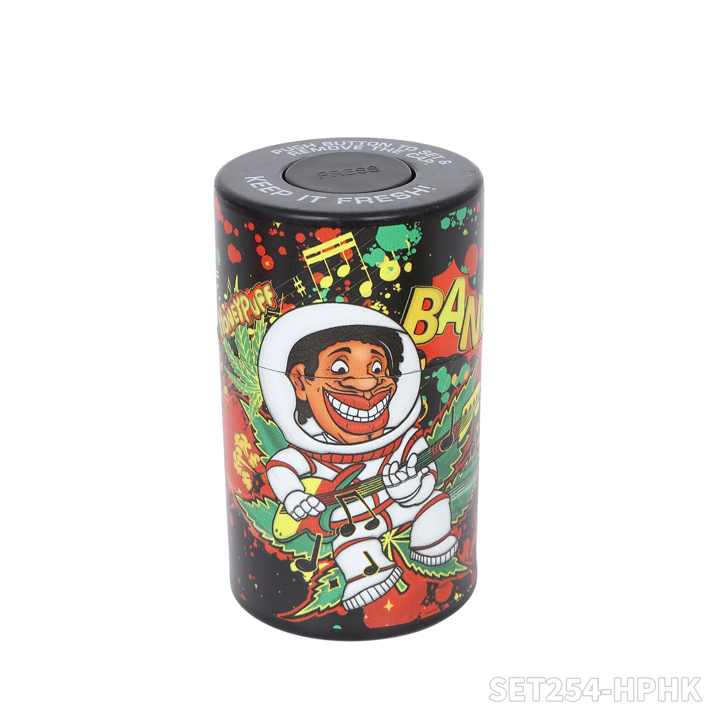 Honeypuff smoking kit with 110mm rolling machine +plastic storage jar+zinc alloy grinder+joint holder+electric scale